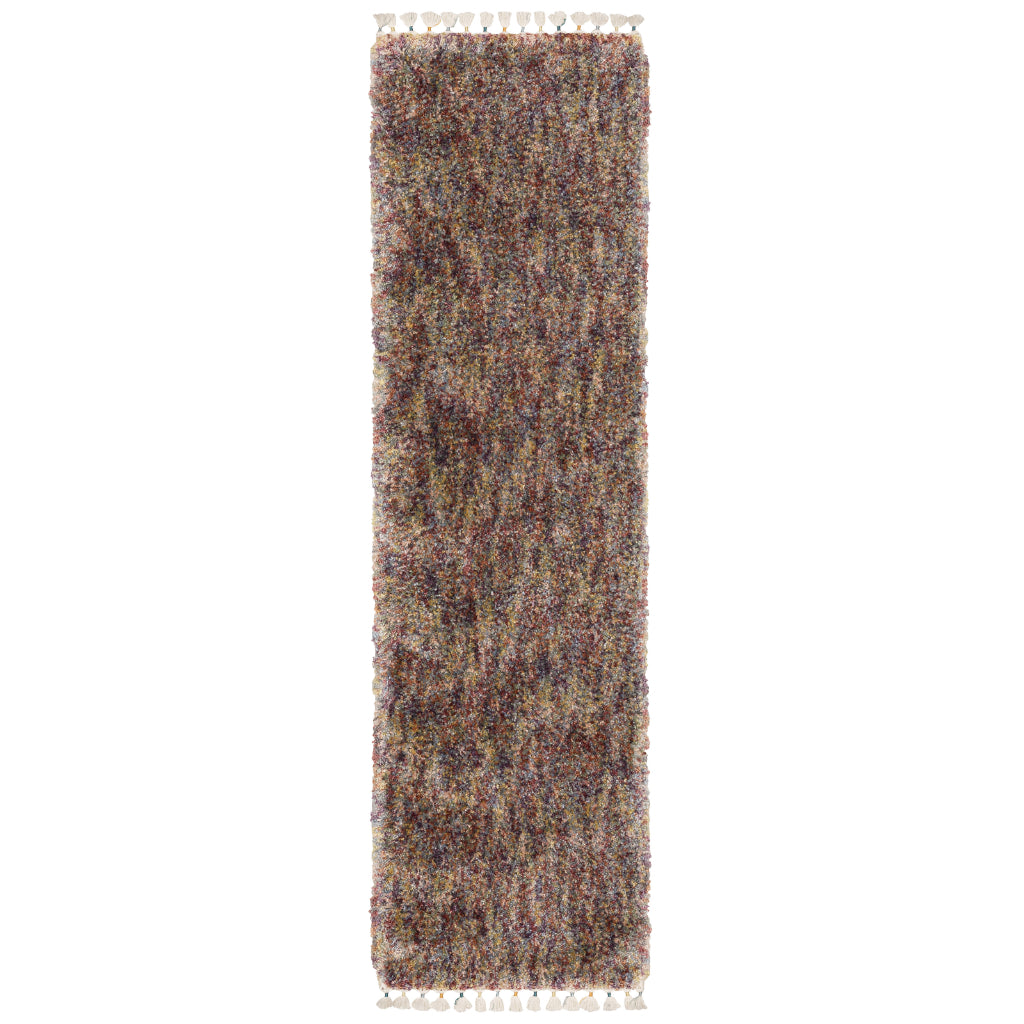 Oriental Weavers Axis AX01A Multicolor Rectangle Plush Indoor Runner - Trendy Stain Resistant Modern Rug-
