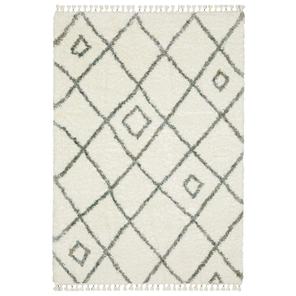 Oriental Weavers Axis AX03A Multicolor Rectangle Plush Indoor Area Rug - Trendy Stain Resistant Geometric Rug-