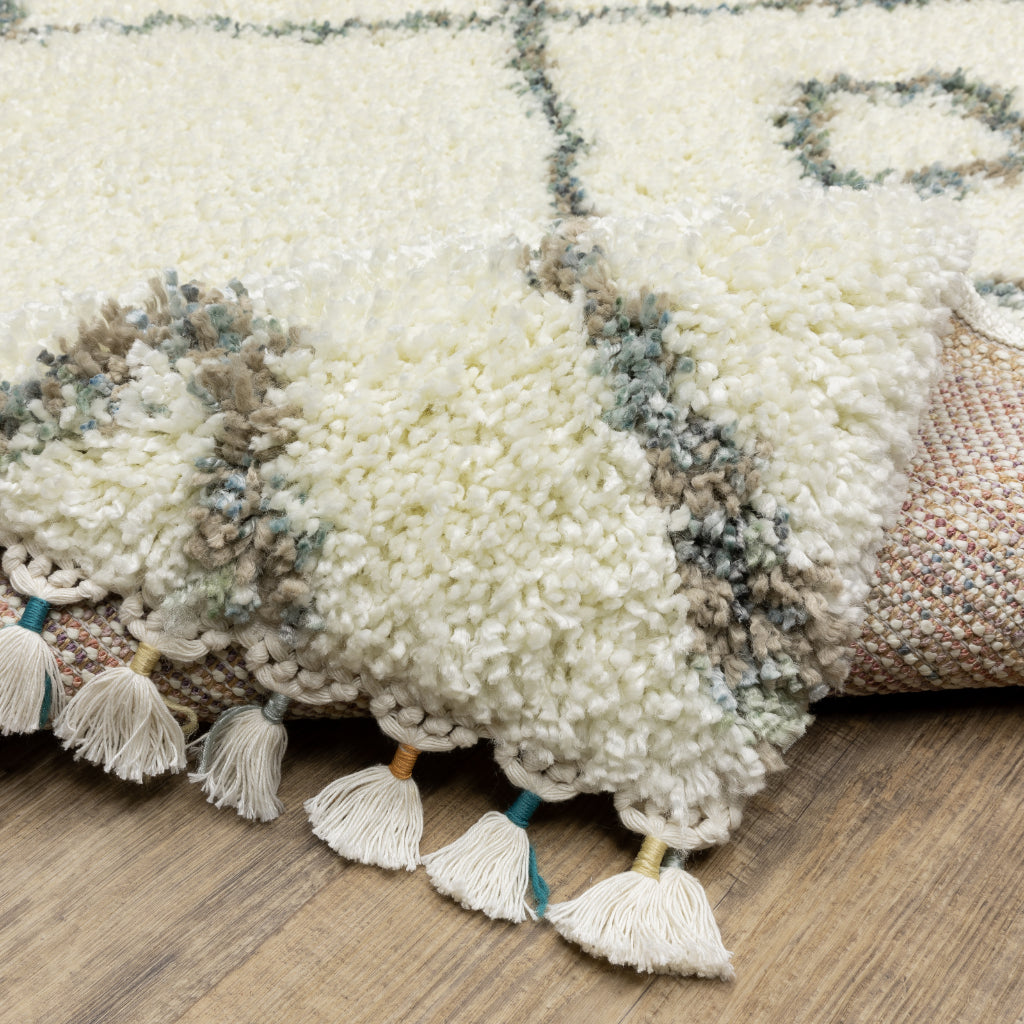 Oriental Weavers Axis AX03A Multicolor Rectangle Plush Indoor Area Rug - Trendy Stain Resistant Geometric Rug-