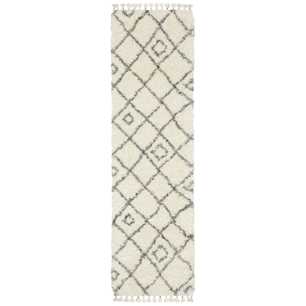 Oriental Weavers Axis AX03A Multicolor Rectangle Plush Indoor Runner - Trendy Stain Resistant Geometric Rug-