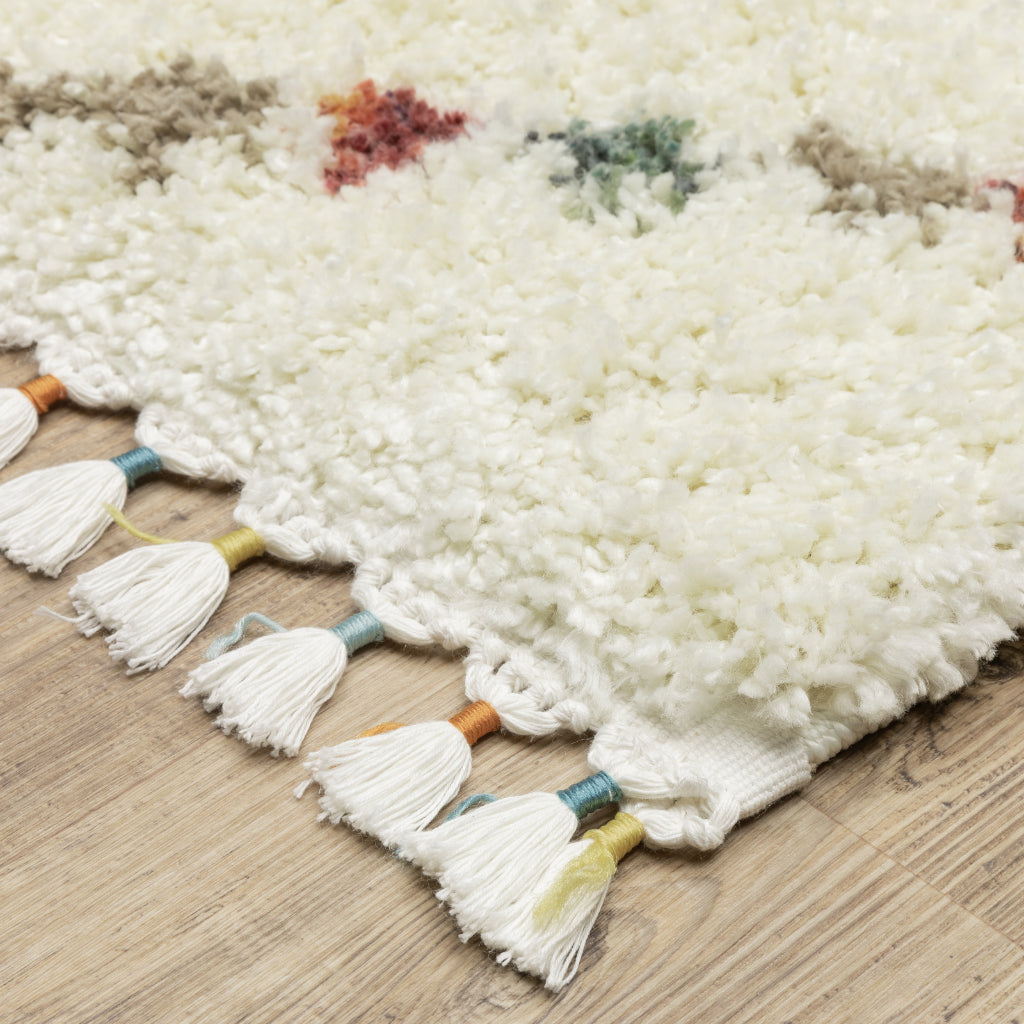 Oriental Weavers Axis AX08A Multicolor Rectangle Plush Indoor Area Rug - Trendy Stain Resistant Geometric Rug-