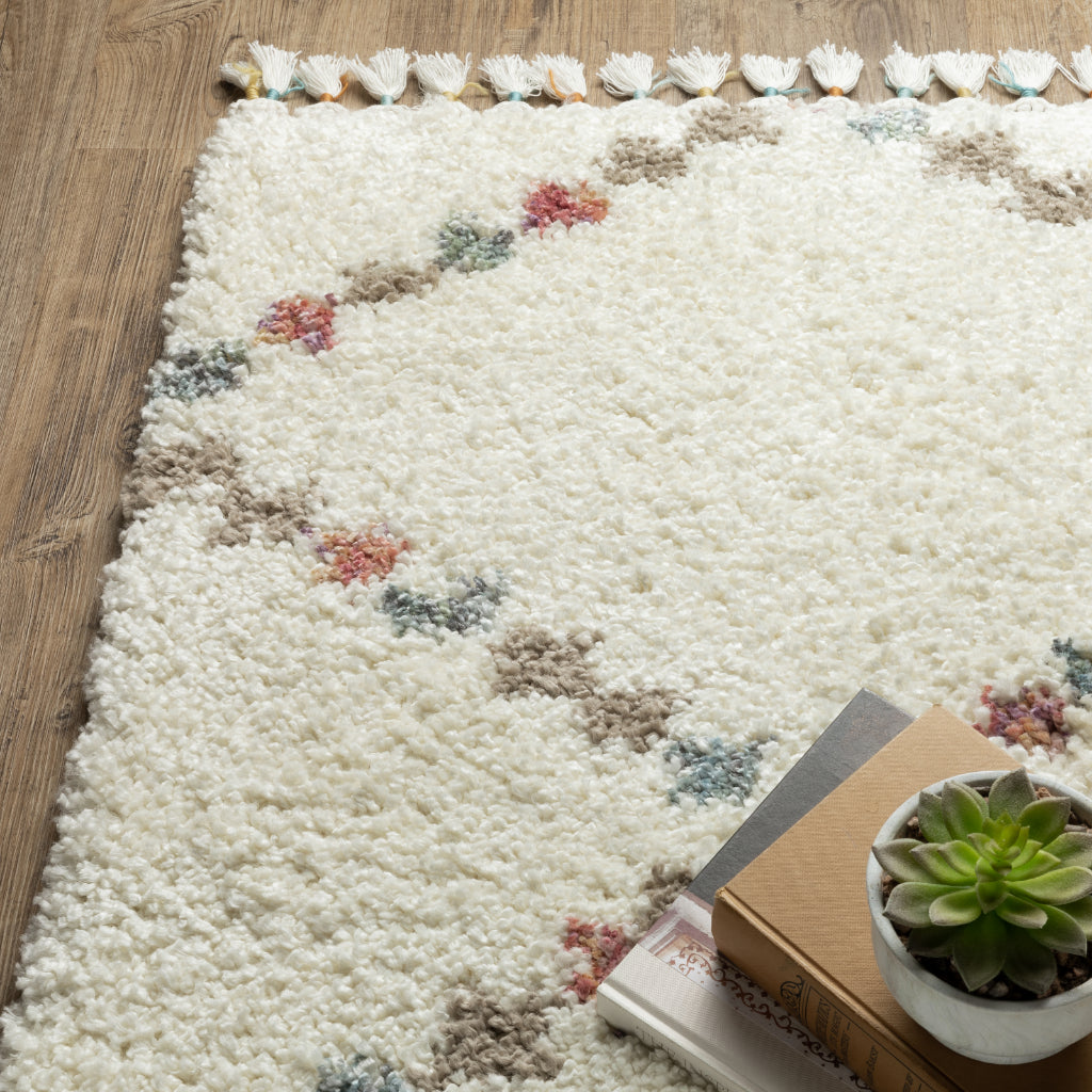 Oriental Weavers Axis AX08A Multicolor Rectangle Plush Indoor Area Rug - Trendy Stain Resistant Geometric Rug-