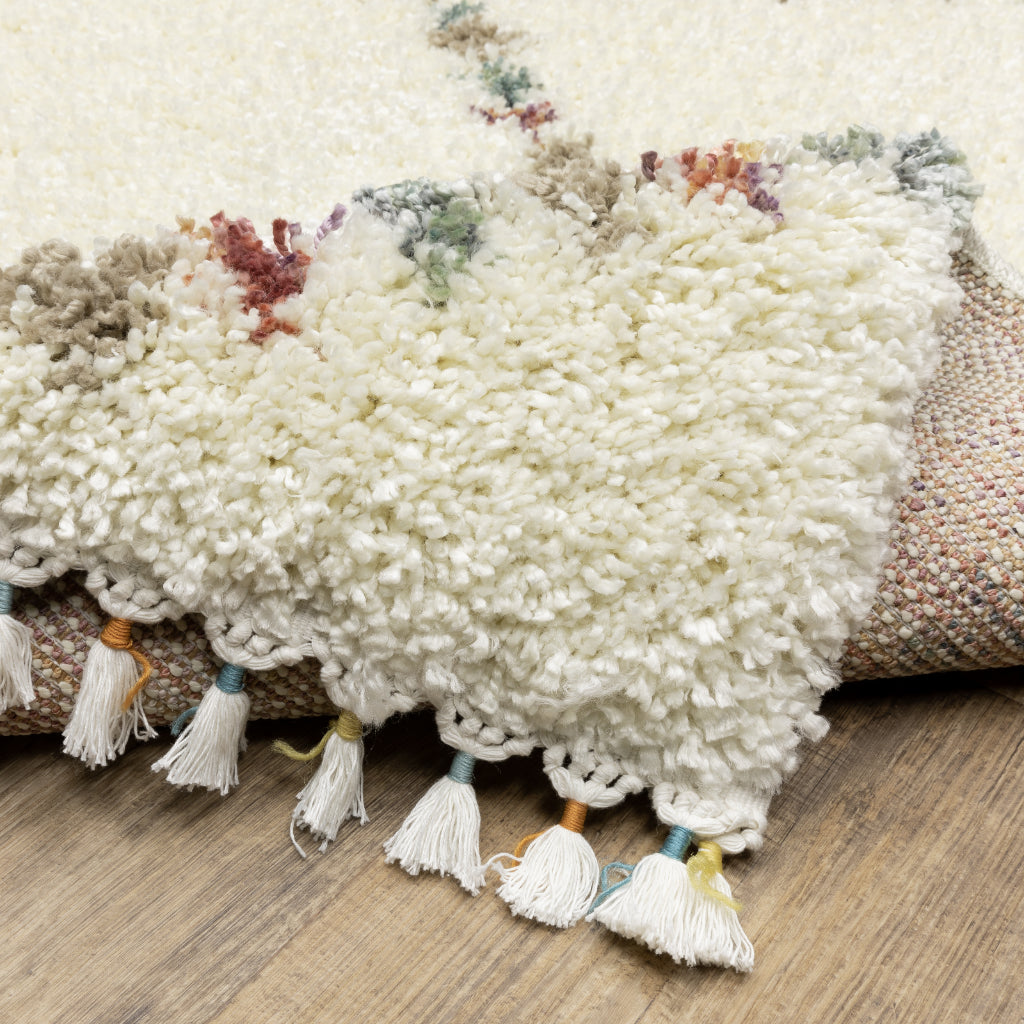 Oriental Weavers Axis AX08A Multicolor Rectangle Plush Indoor Runner - Trendy Stain Resistant Geometric Rug-