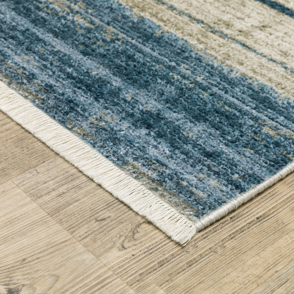 Oriental Weavers Bauer 090B2 Multicolor Rectangle Indoor Runner - Stain Resistant Modern Rug with Geometric Design-