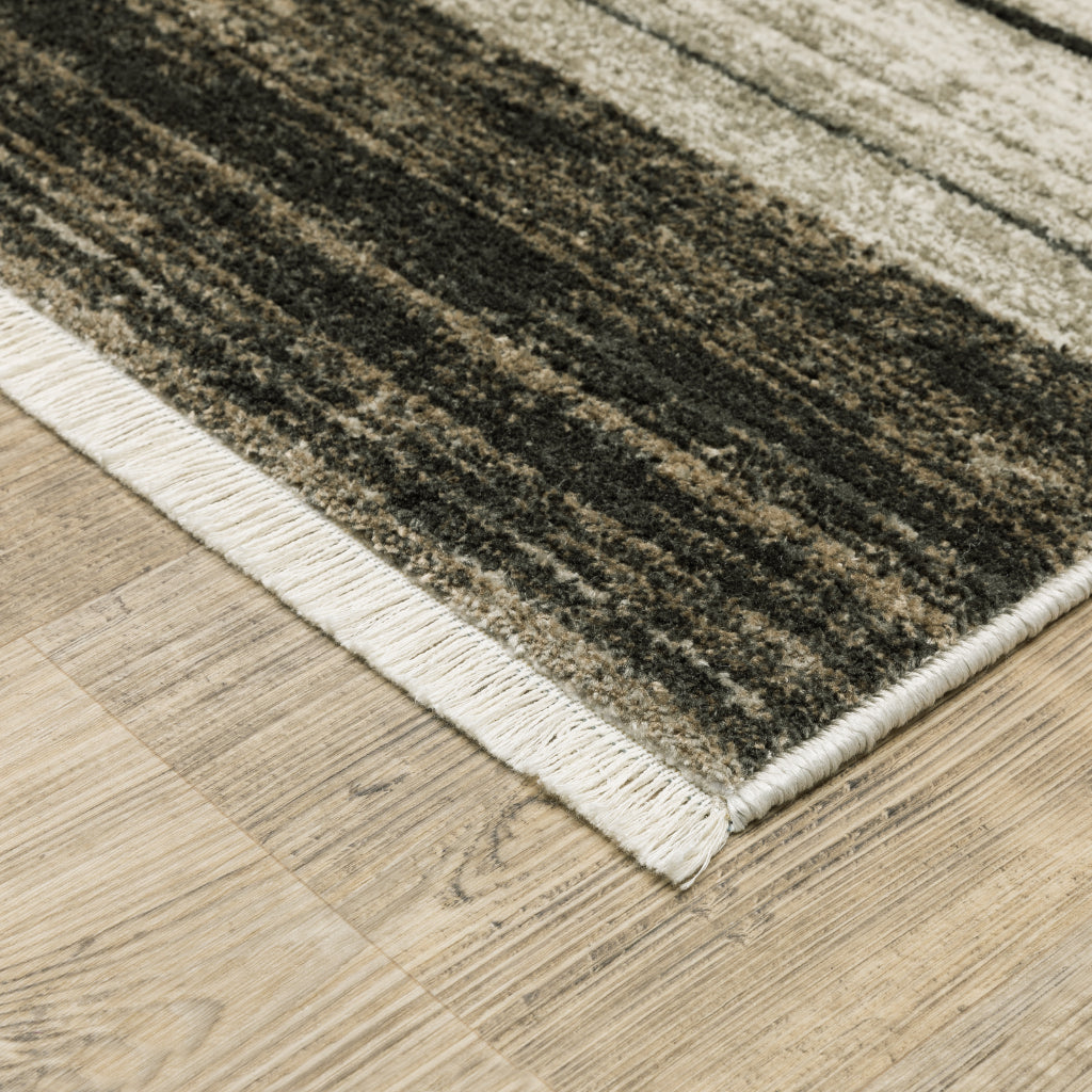 Oriental Weavers Bauer 090N2 Multicolor Rectangle Indoor Runner - Stain Resistant Modern Rug with Geometric Design-
