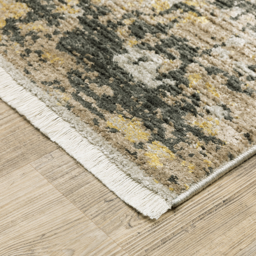 Oriental Weavers Bauer 2061X Multicolor Rectangle Indoor Runner - Stain Resistant Modern Rug with Abstract Design-