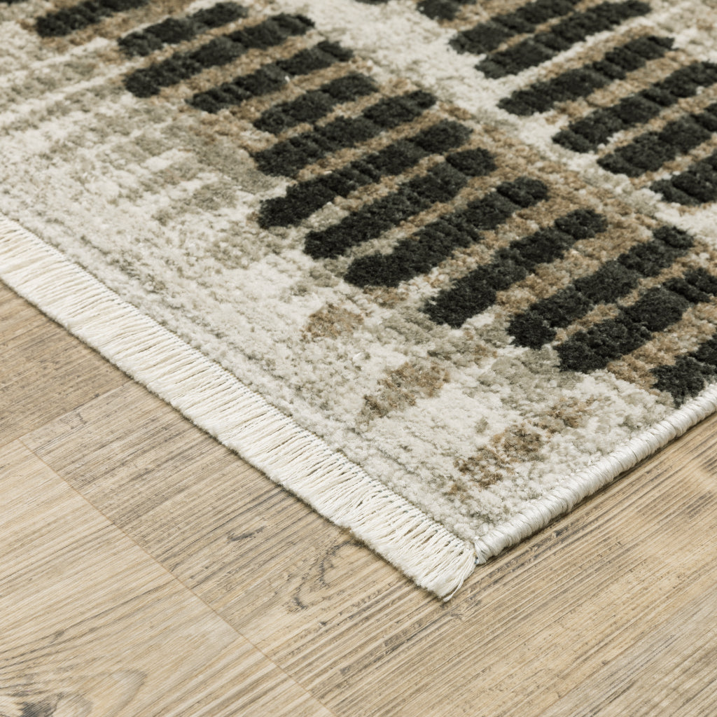 Oriental Weavers Bauer 8120D Multicolor Rectangle Indoor Runner - Stain Resistant Modern Rug with Geometric Design-