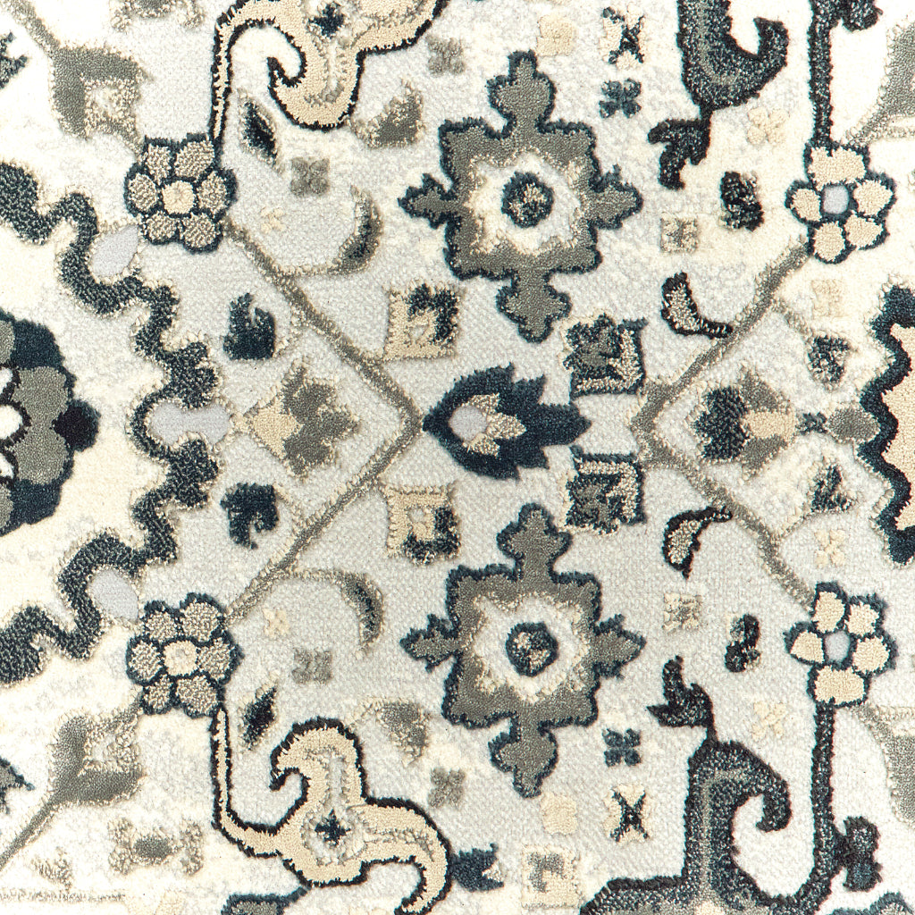 Oriental Weavers Bowen 073J2 Multicolor Rectangle Indoor Area Rug - Stain Resistant Machine Woven Rug-
