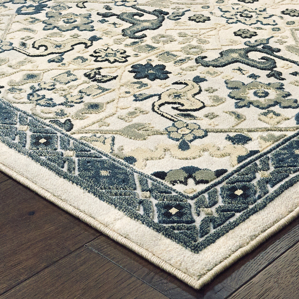 Oriental Weavers Bowen 073J2 Multicolor Rectangle Indoor Runner - Stain Resistant Machine Woven Rug-