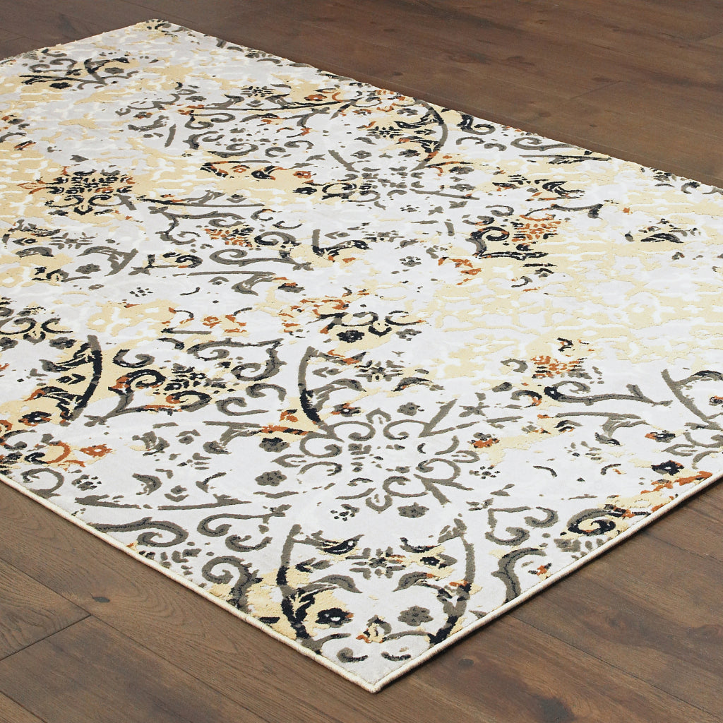 Oriental Weavers Bowen 108W2 Multicolor Rectangle Indoor Area Rug - Stain Resistant Machine Woven Rug-