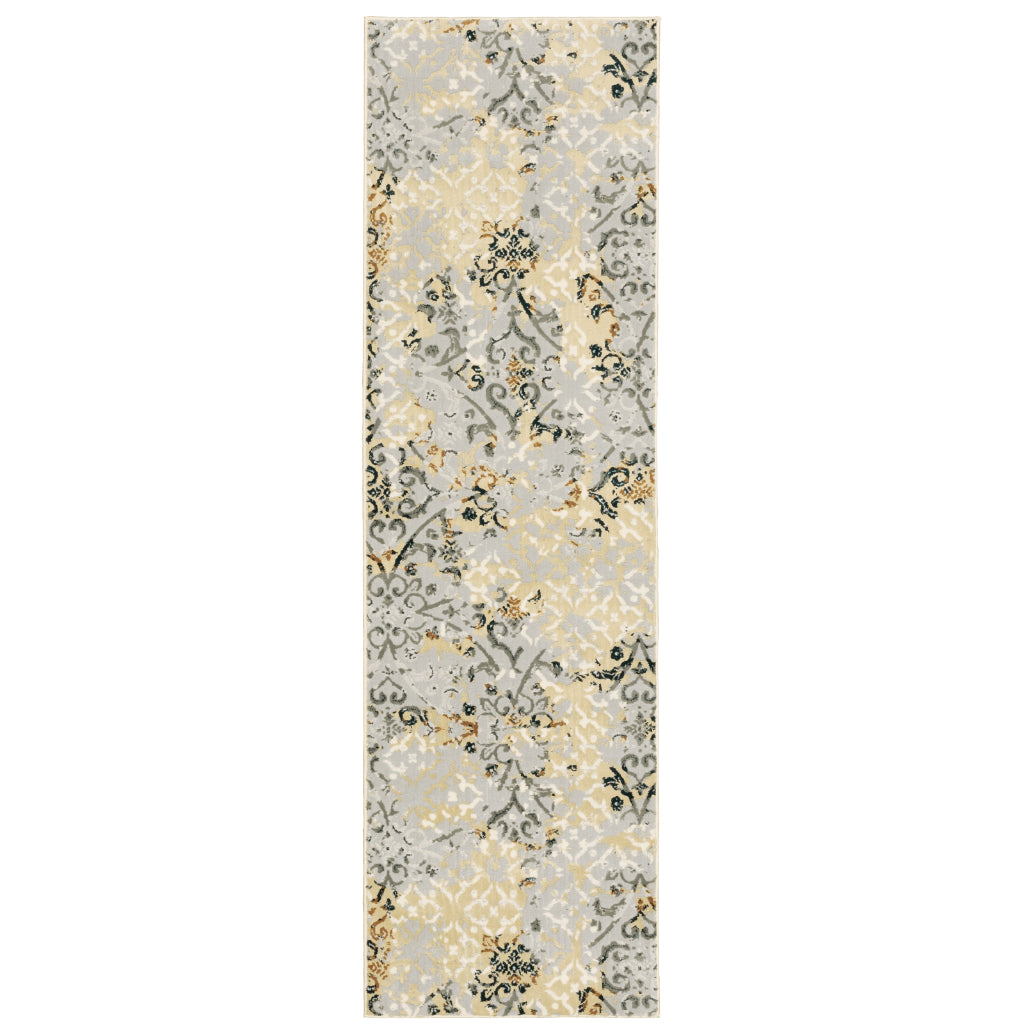 Oriental Weavers Bowen 108W2 Multicolor Rectangle Indoor Runner - Stain Resistant Machine Woven Rug-