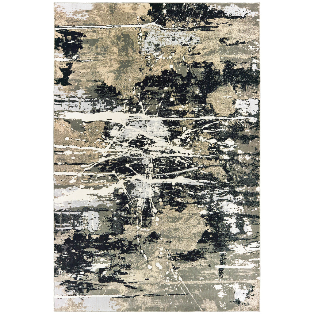 Oriental Weavers Bowen 109E2 Multicolor Rectangle Indoor Area Rug - Stain Resistant Machine Woven Rug-