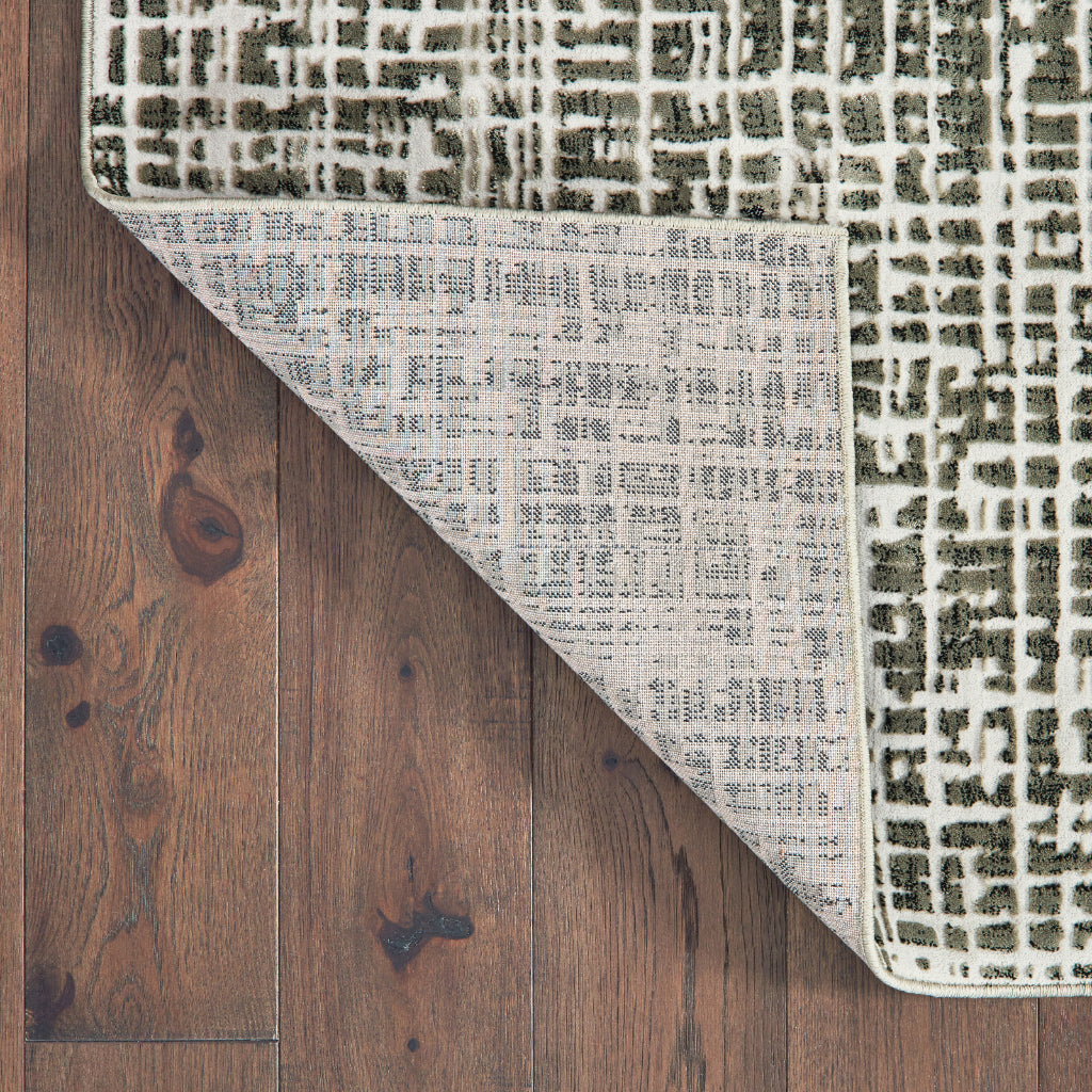 Oriental Weavers Bowen 2066W Gray Rectangle Indoor Runner - Stain Resistant Machine Woven Rug-