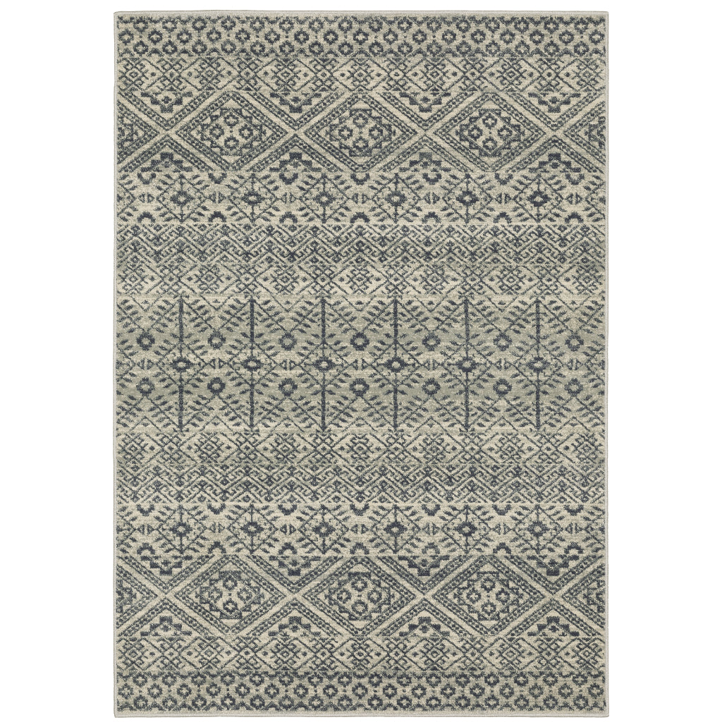 Oriental Weavers Branson BR02A Multicolor Rectangle Indoor Area Rug - Elegant Tribal Style Rug with Geometric Design-