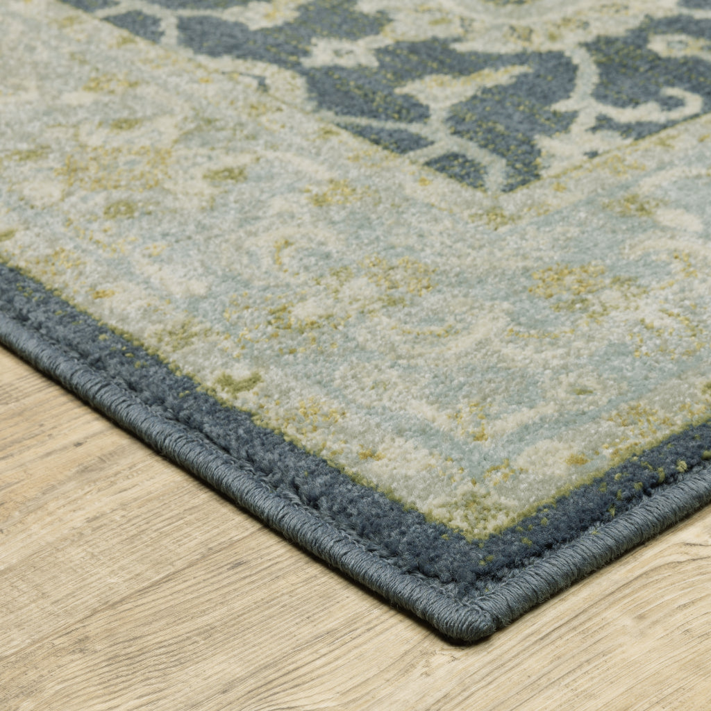 Oriental Weavers Branson BR05A Multicolor Rectangle Indoor Area Rug - Elegant Persian Style Rug with Medallion Design-