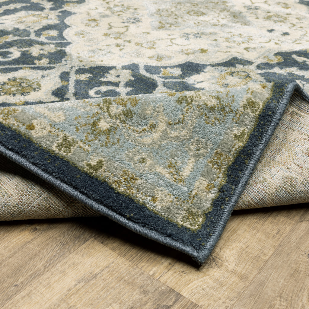 Oriental Weavers Branson BR05A Multicolor Rectangle Indoor Runner - Elegant Persian Style Rug with Medallion Design-