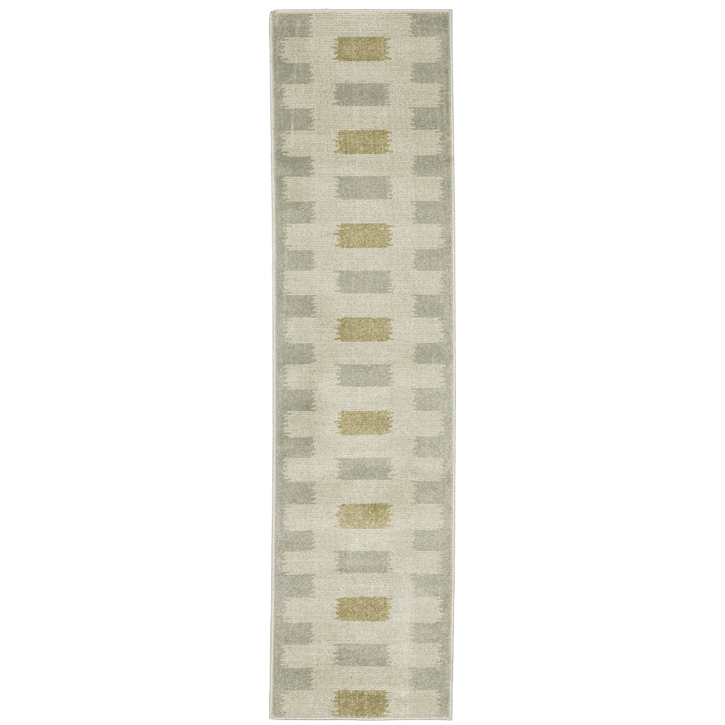 Oriental Weavers Branson BR09A Multicolor Rectangle Indoor Runner - Elegant Modern Rug with Stripe Design-
