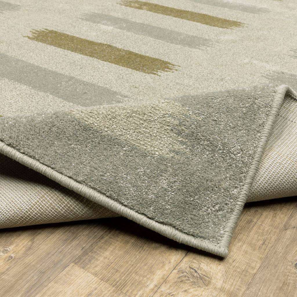 Oriental Weavers Branson BR09A Multicolor Rectangle Indoor Runner - Elegant Modern Rug with Stripe Design-