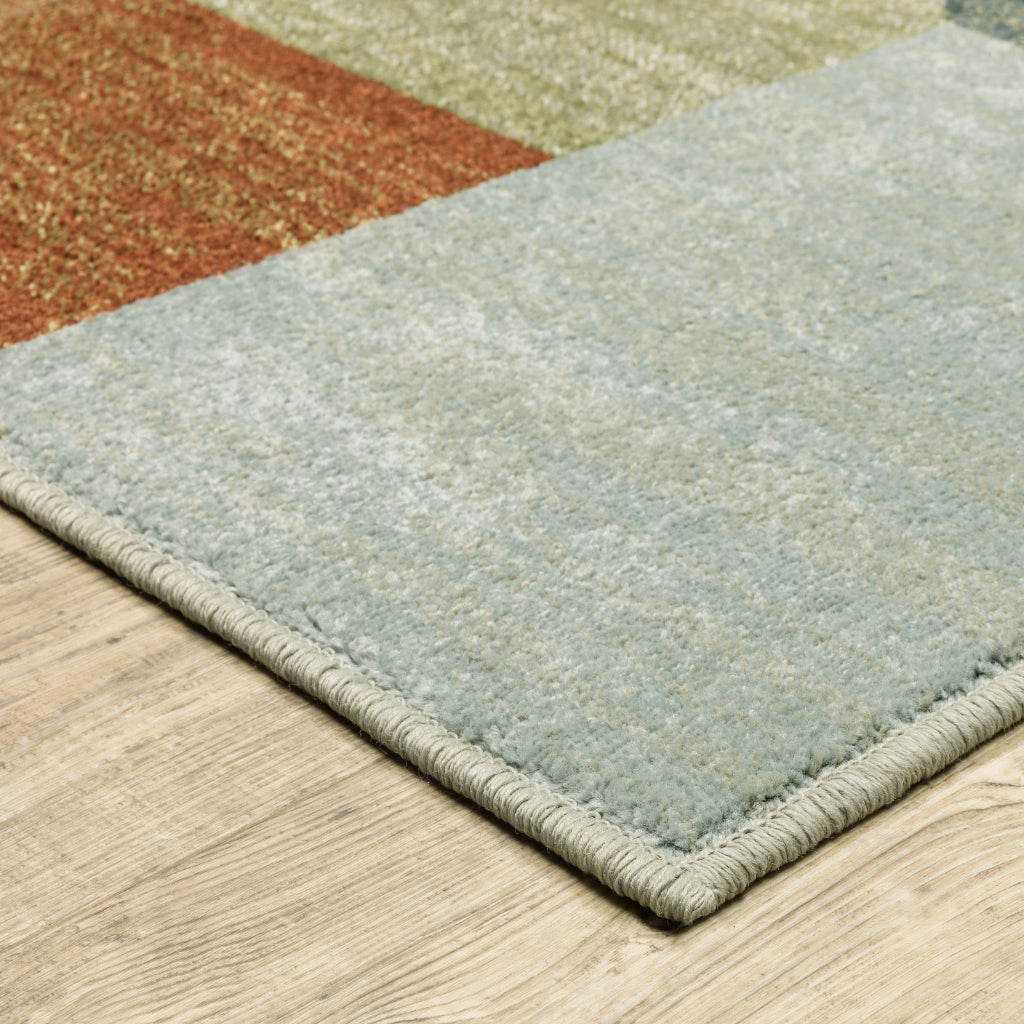 Oriental Weavers Branson BR11A Multicolor Rectangle Indoor Area Rug - Elegant Modern Rug with Geometric Design-