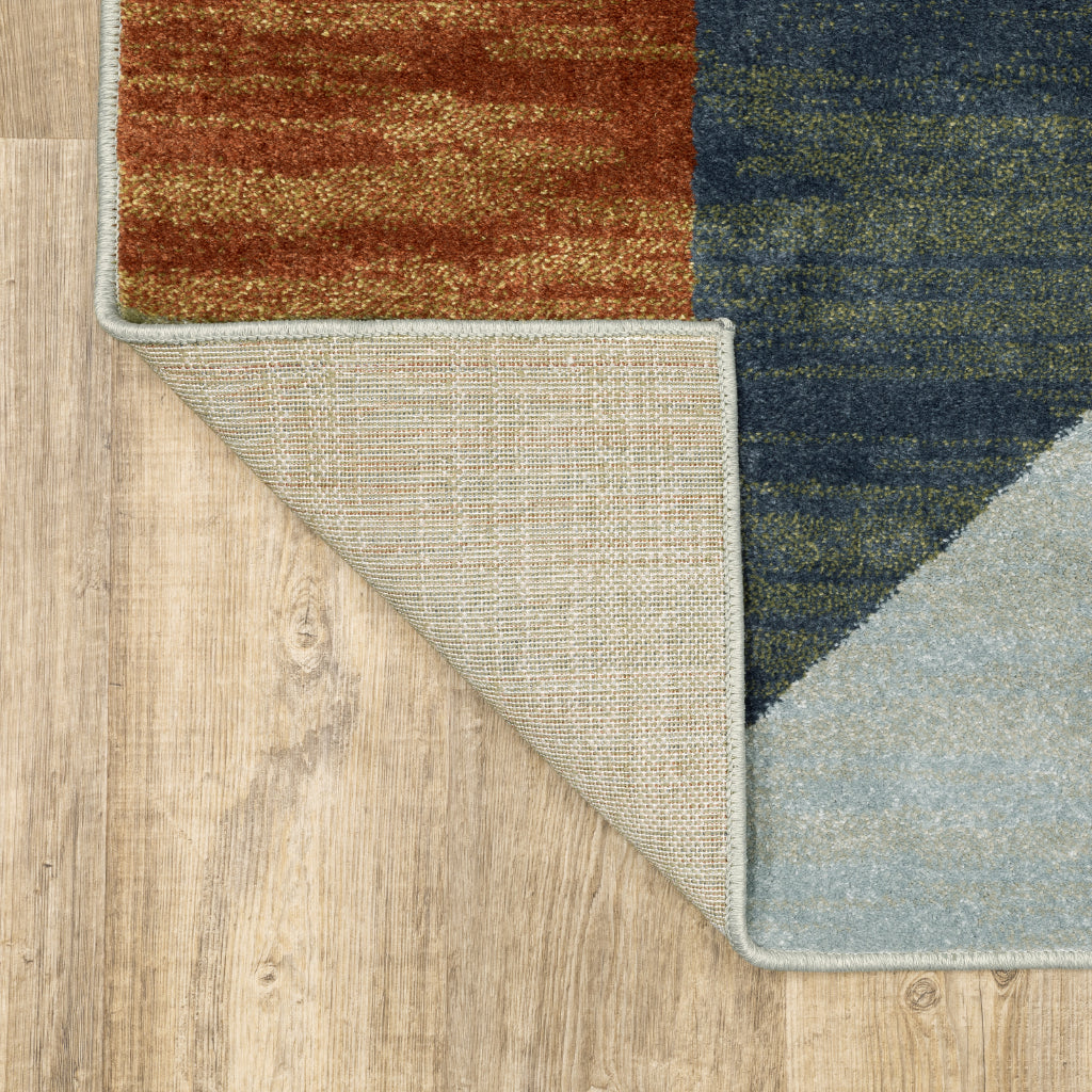 Oriental Weavers Branson BR11A Multicolor Rectangle Indoor Area Rug - Elegant Modern Rug with Geometric Design-