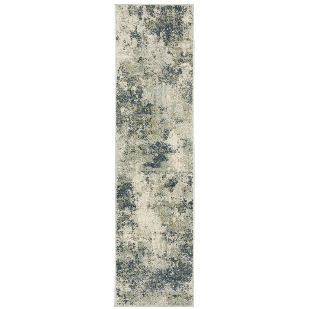 Oriental Weavers Branson BR12A Multicolor Rectangle Indoor Runner - Elegant Modern Rug with Abstract Design-