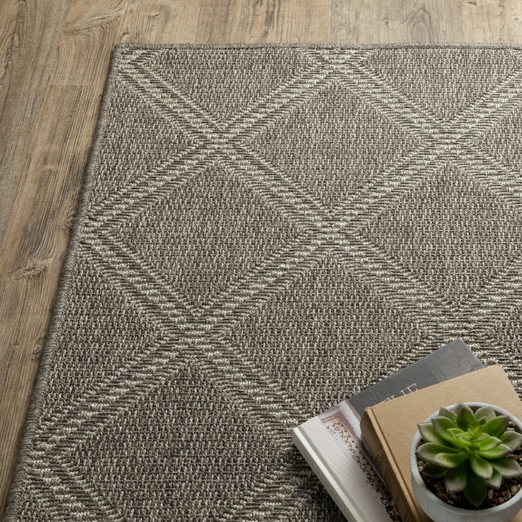 Oriental Weavers Caicos CA02N Gray Rectangle Indoor Area Rug - Easy Care & Stain Resistant Casual Rug-