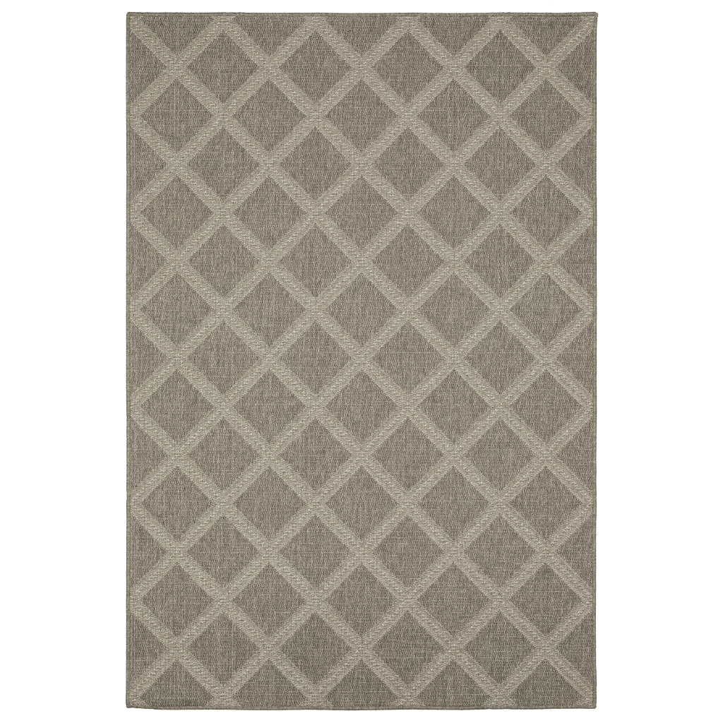 Oriental Weavers Caicos CA02N Gray Rectangle Indoor Area Rug - Easy Care & Stain Resistant Casual Rug-