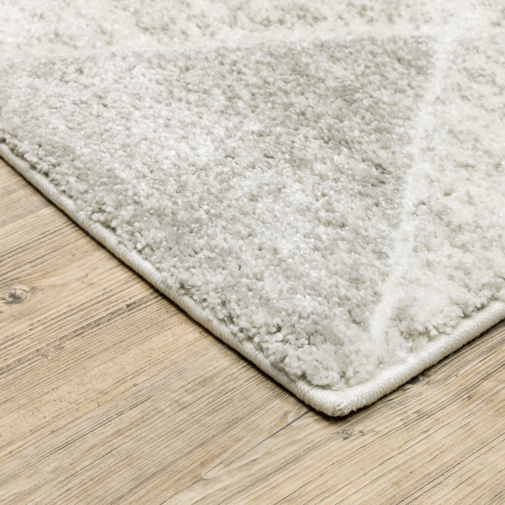 Oriental Weavers Cambria 005W2 Gray Rectangle Indoor Runner - Contemporary Stain Resistant Machine Made Rug-