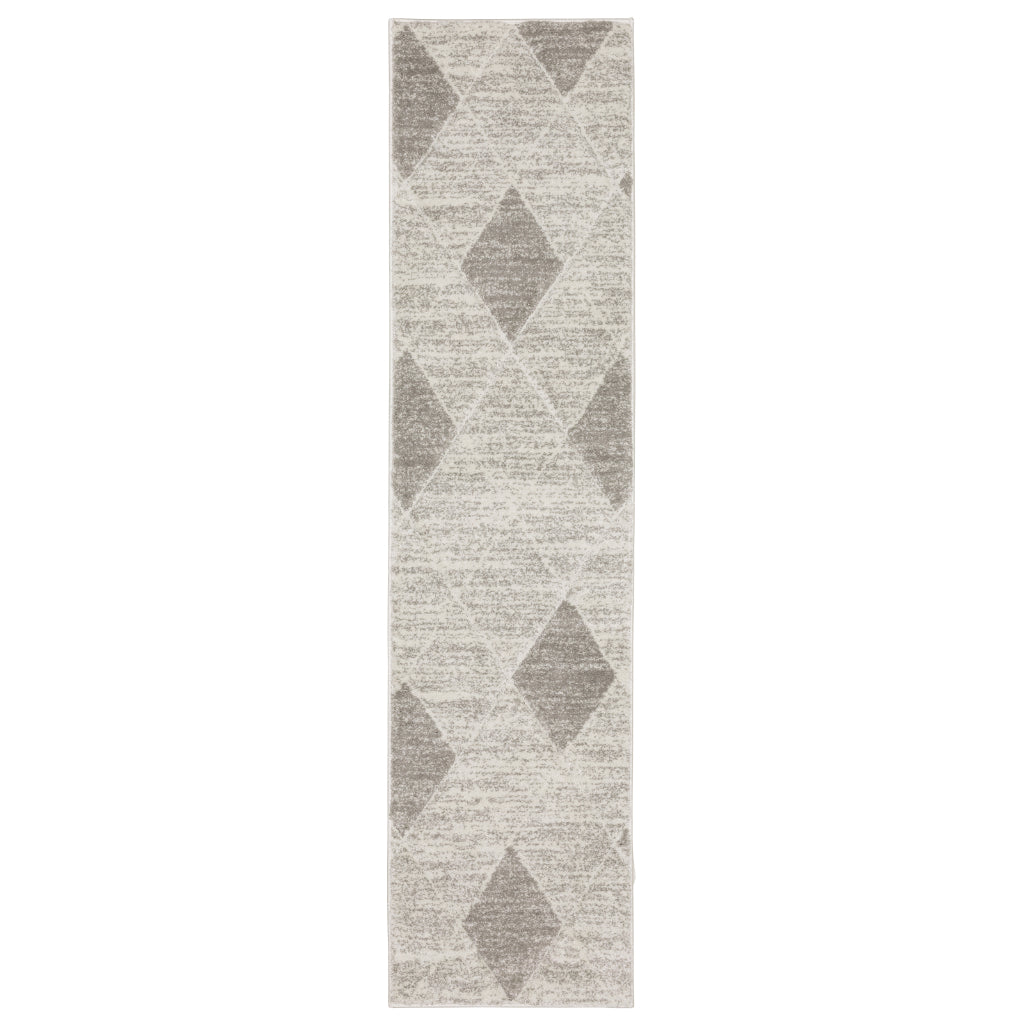 Oriental Weavers Cambria 005W2 Gray Rectangle Indoor Runner - Contemporary Stain Resistant Machine Made Rug-