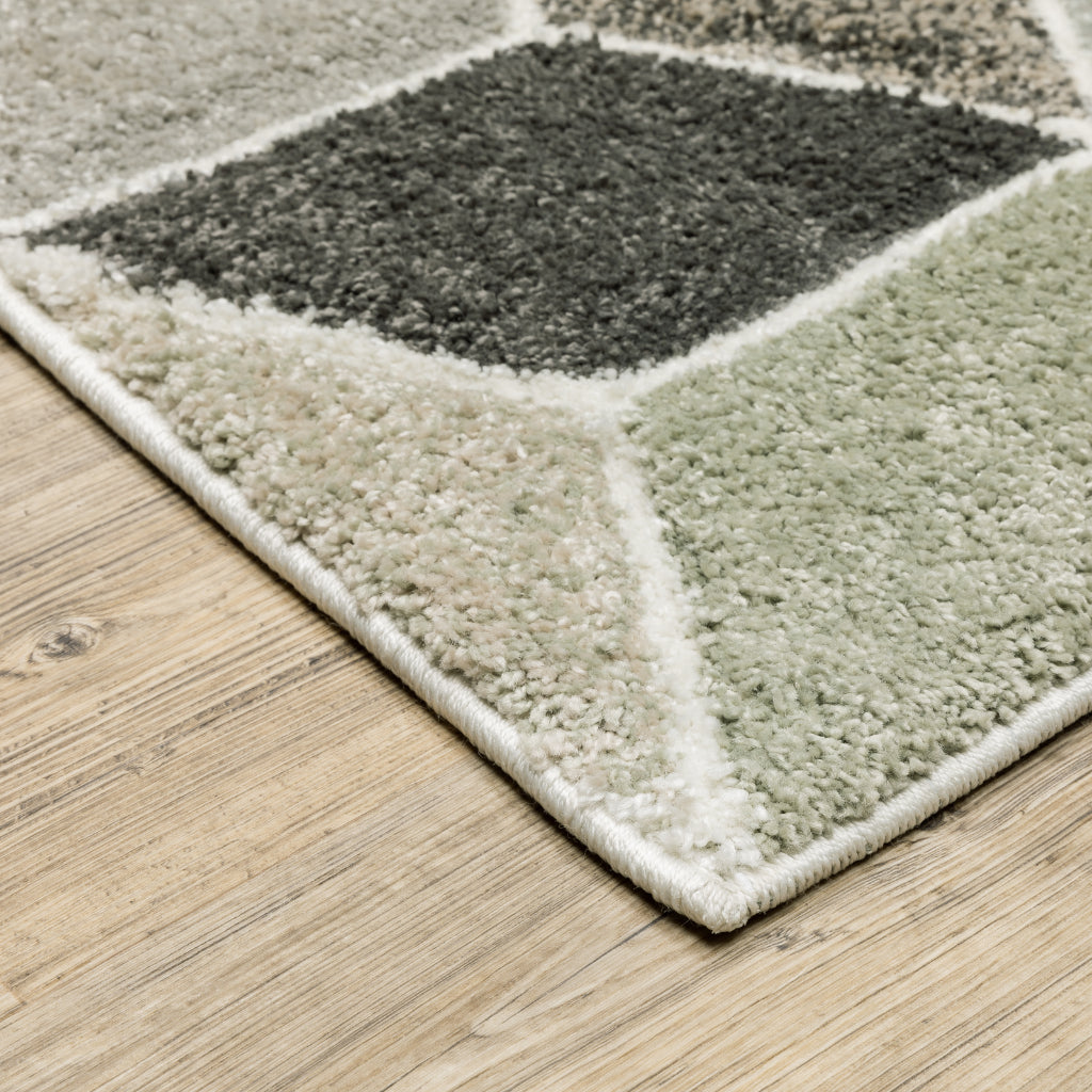 Oriental Weavers Cambria 083J2 Multicolor Rectangle Indoor Runner - Contemporary Stain Resistant Machine Made Rug-