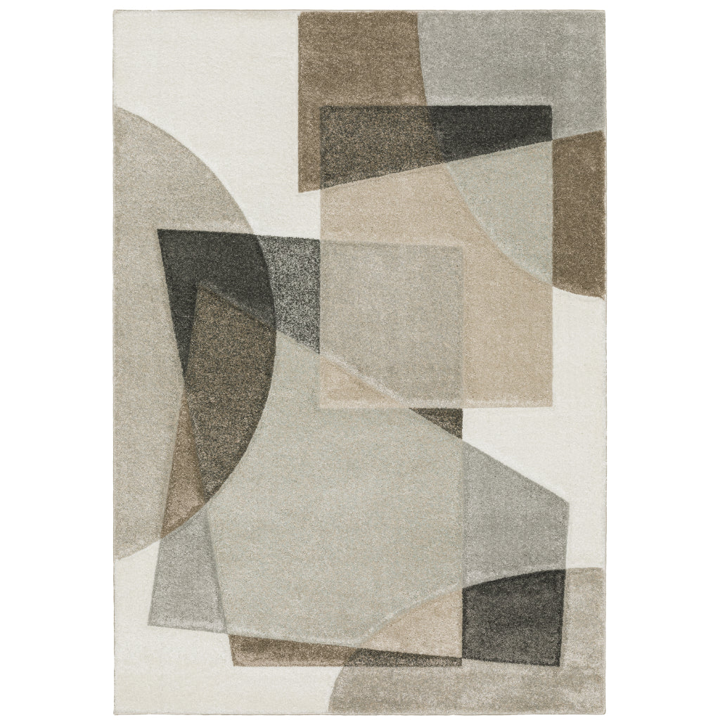 Oriental Weavers Cambria 084J2 Multicolor Rectangle Indoor Area Rug - Contemporary Stain Resistant Machine Made Rug-