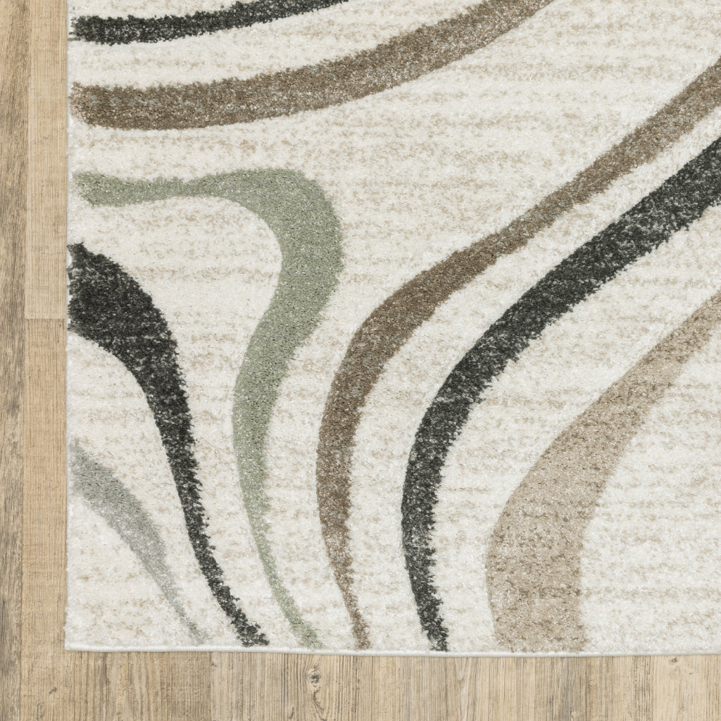 Oriental Weavers Cambria 162W2 Multicolor Rectangle Indoor Area Rug - Contemporary Stain Resistant Machine Made Rug-