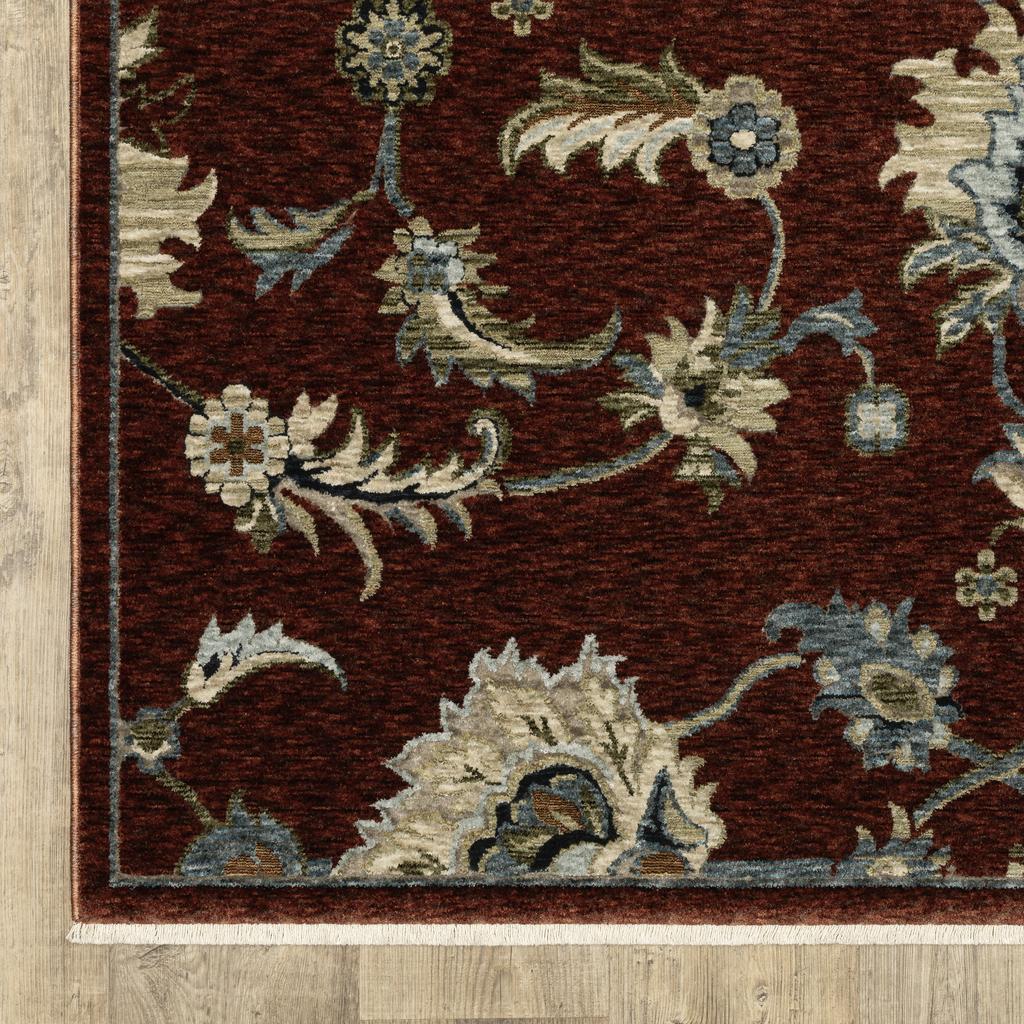 Oriental Weavers Capella CAP06 Red Rectangle Indoor Area Rug Oriental Pattern-