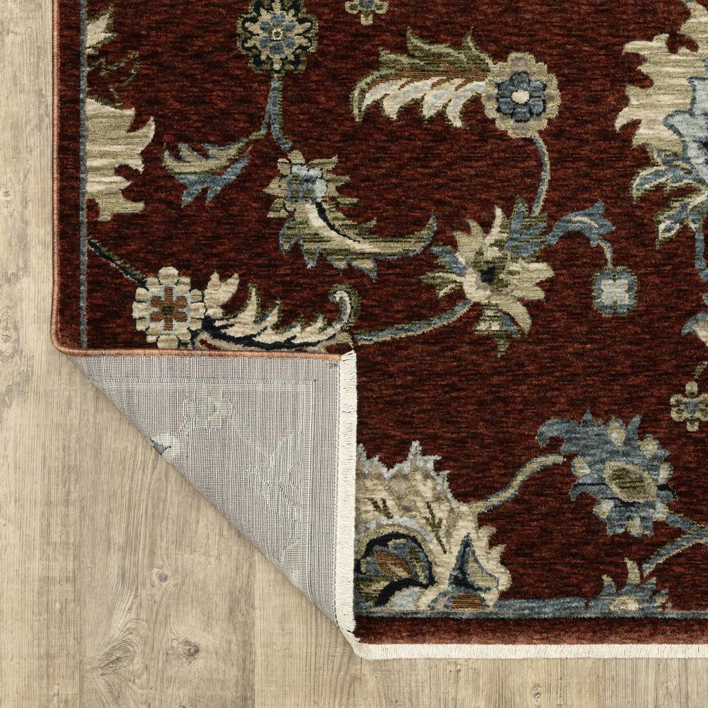 Oriental Weavers Capella CAP06 Red Rectangle Indoor Runner Oriental Pattern-