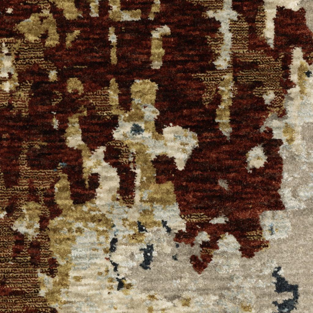 Oriental Weavers Capella CAP11 Beige Rectangle Indoor Runner Abstract Pattern-