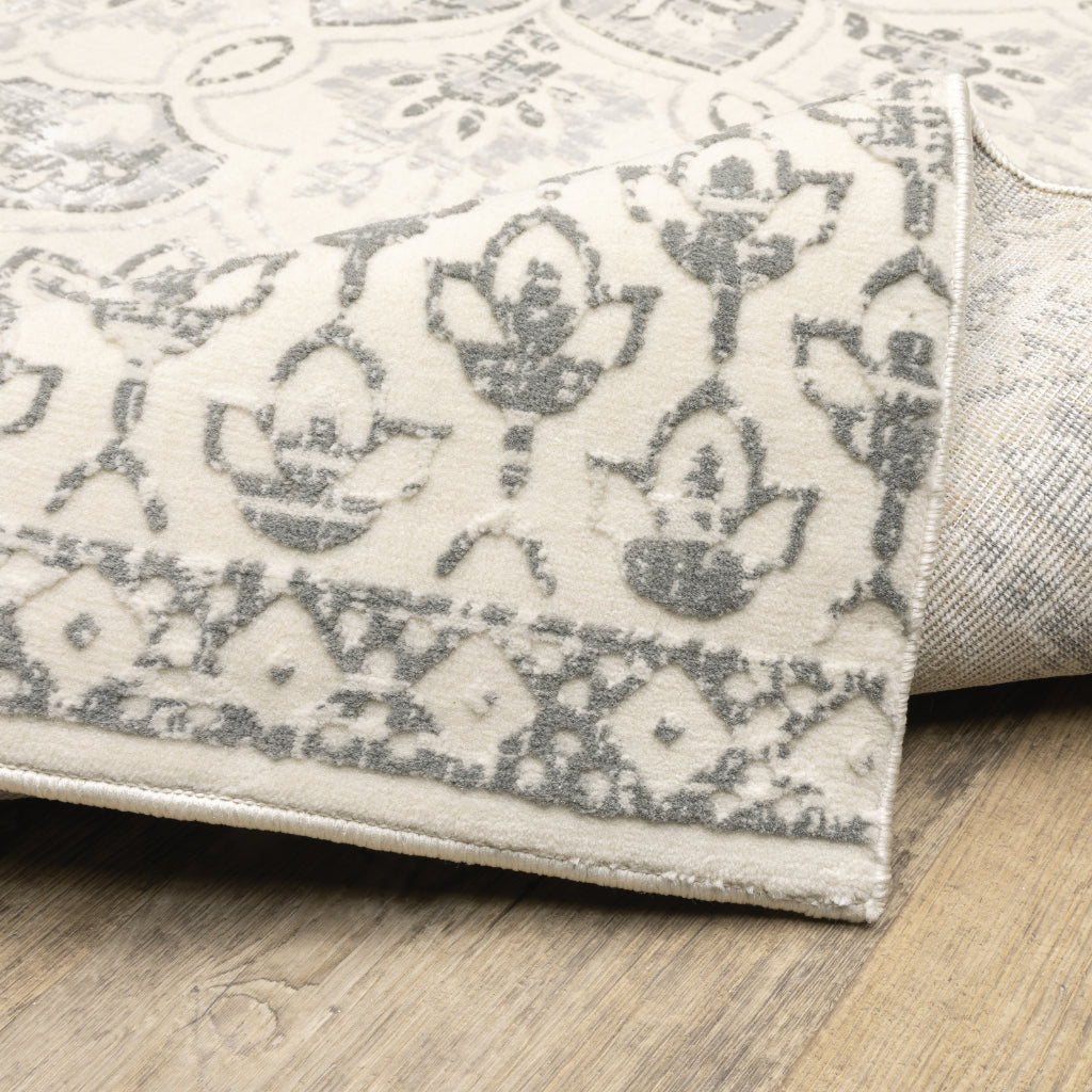 Oriental Weavers Capistrano 517C1 Multicolor Rectangle Indoor Area Rug - Stain Resistant Low-High Pile Rug with Floral Design-