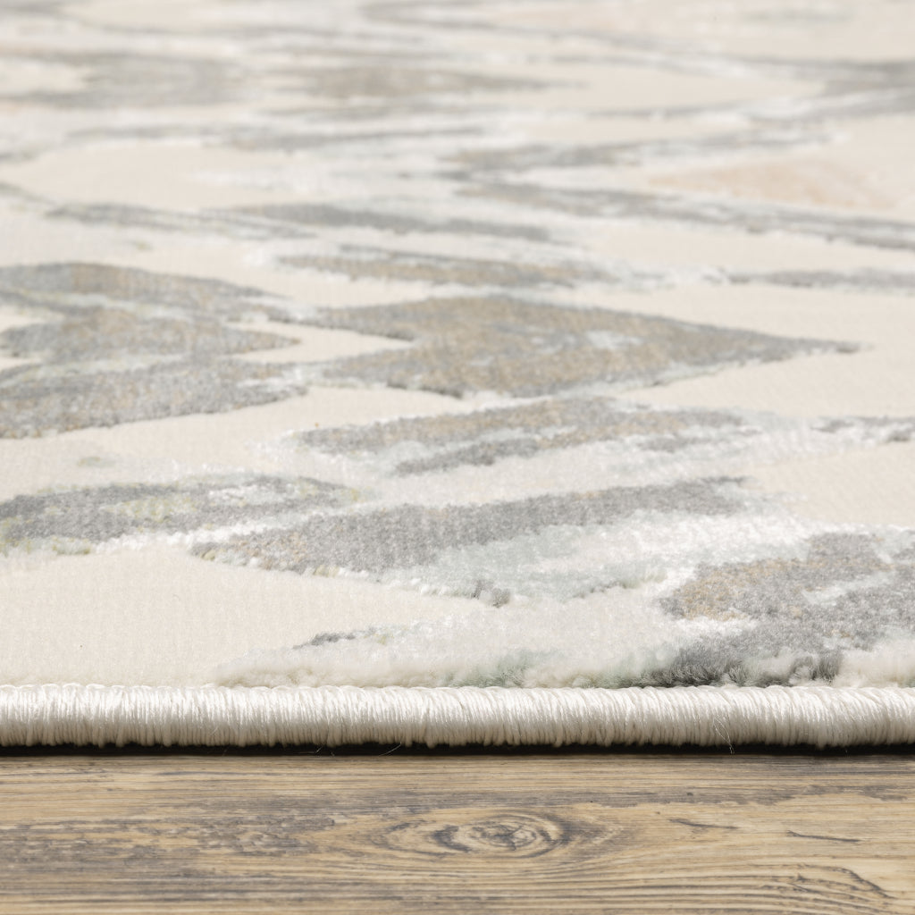 Oriental Weavers Capistrano 534A1 Multicolor Rectangle Indoor Area Rug - Stain Resistant Low-High Pile Rug with Geometric Design-
