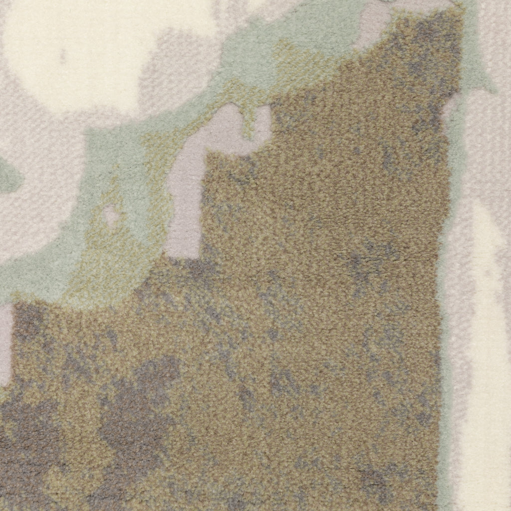 Oriental Weavers Capistrano 539C1 Multicolor Rectangle Indoor Area Rug - Stain Resistant Low-High Pile Rug with Abstract Design-