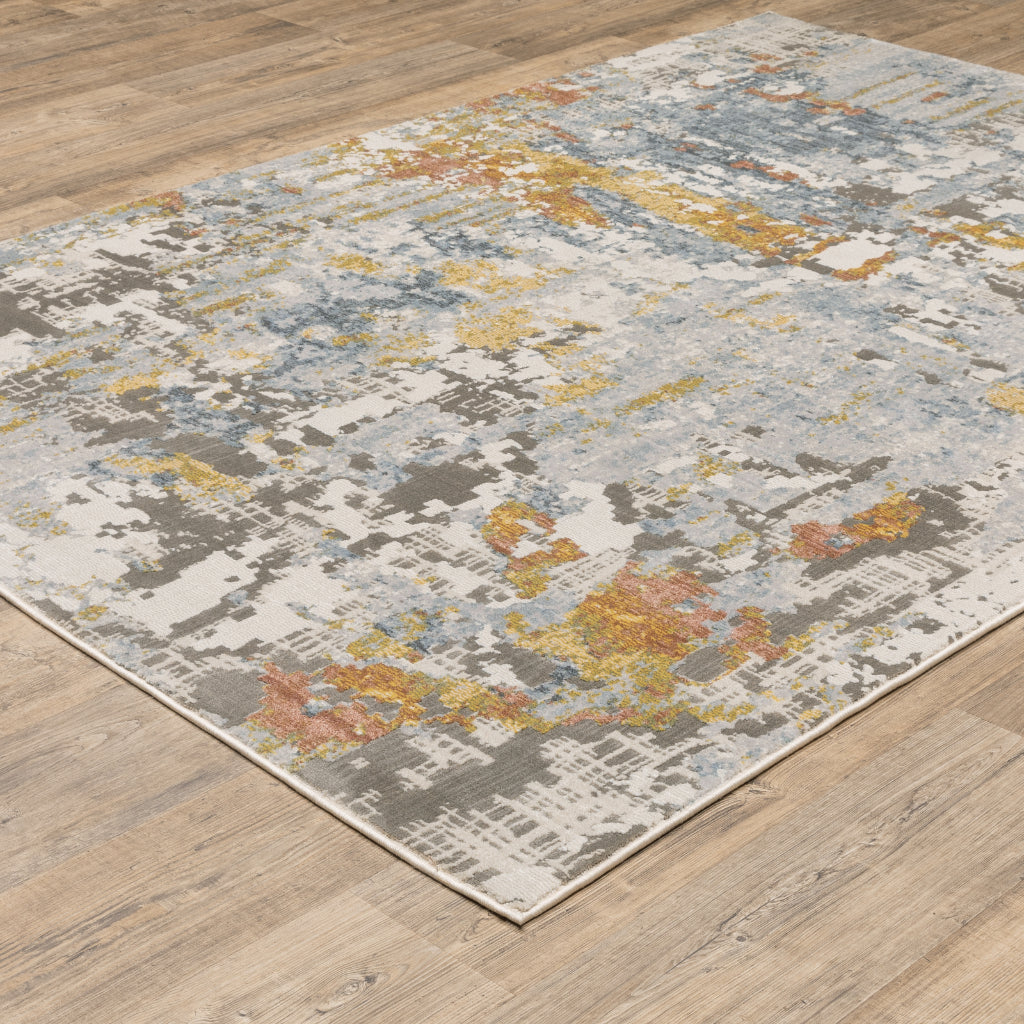 Oriental Weavers Caravan 1340W Multicolor Rectangle Indoor Area Rug - Luxuriously Soft & Stain Resistant Abstract Rug-