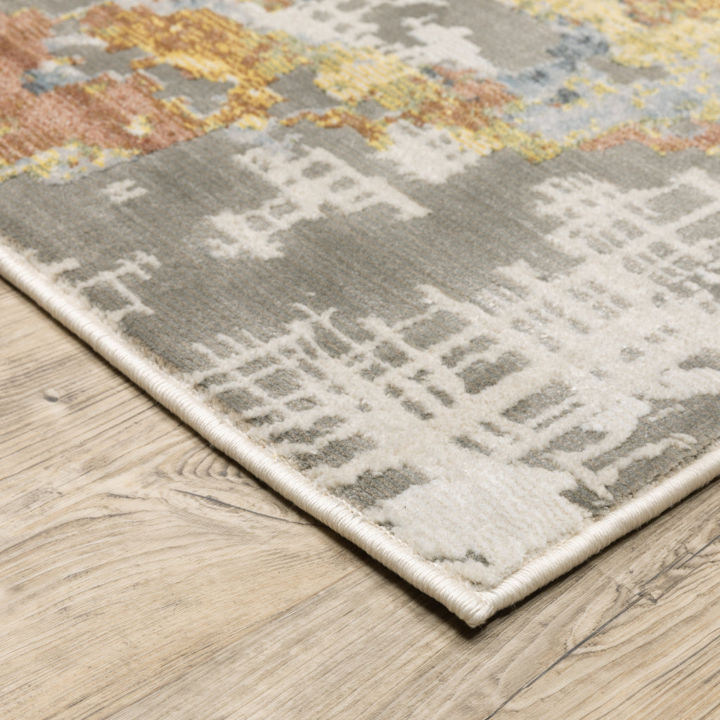 Oriental Weavers Caravan 1340W Multicolor Rectangle Indoor Area Rug - Luxuriously Soft & Stain Resistant Abstract Rug-