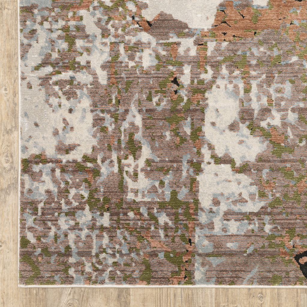 Oriental Weavers Caravan 4150Z Multicolor Rectangle Indoor Area Rug - Luxuriously Soft & Stain Resistant Abstract Rug-