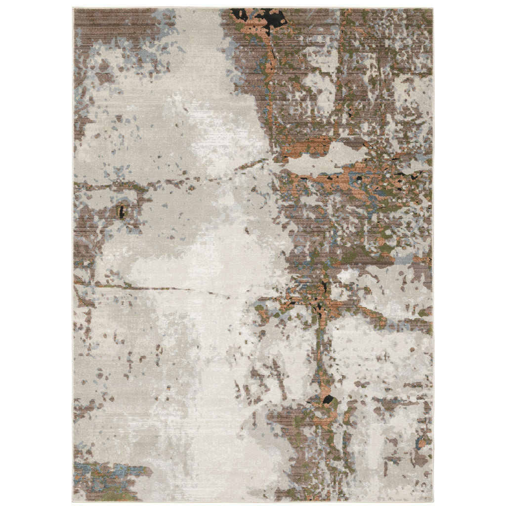 Oriental Weavers Caravan 4150Z Multicolor Rectangle Indoor Area Rug - Luxuriously Soft & Stain Resistant Abstract Rug-