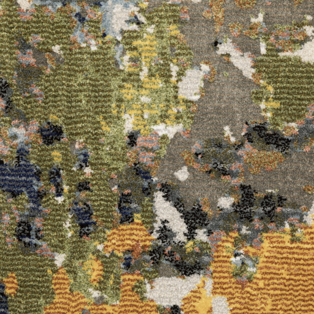 Oriental Weavers Caravan 502X8 Multicolor Rectangle Indoor Area Rug - Luxuriously Soft & Stain Resistant Abstract Rug-