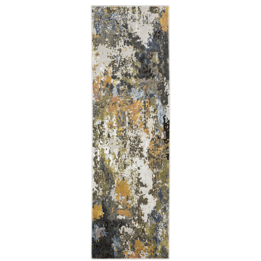 Oriental Weavers Caravan 502X8 Multicolor Rectangle Indoor Runner - Luxuriously Soft Stain Resistant Machine Made Rug-