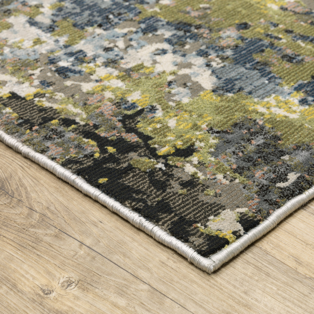 Oriental Weavers Caravan 502Z8 Multicolor Rectangle Indoor Area Rug - Luxuriously Soft & Stain Resistant Abstract Rug-