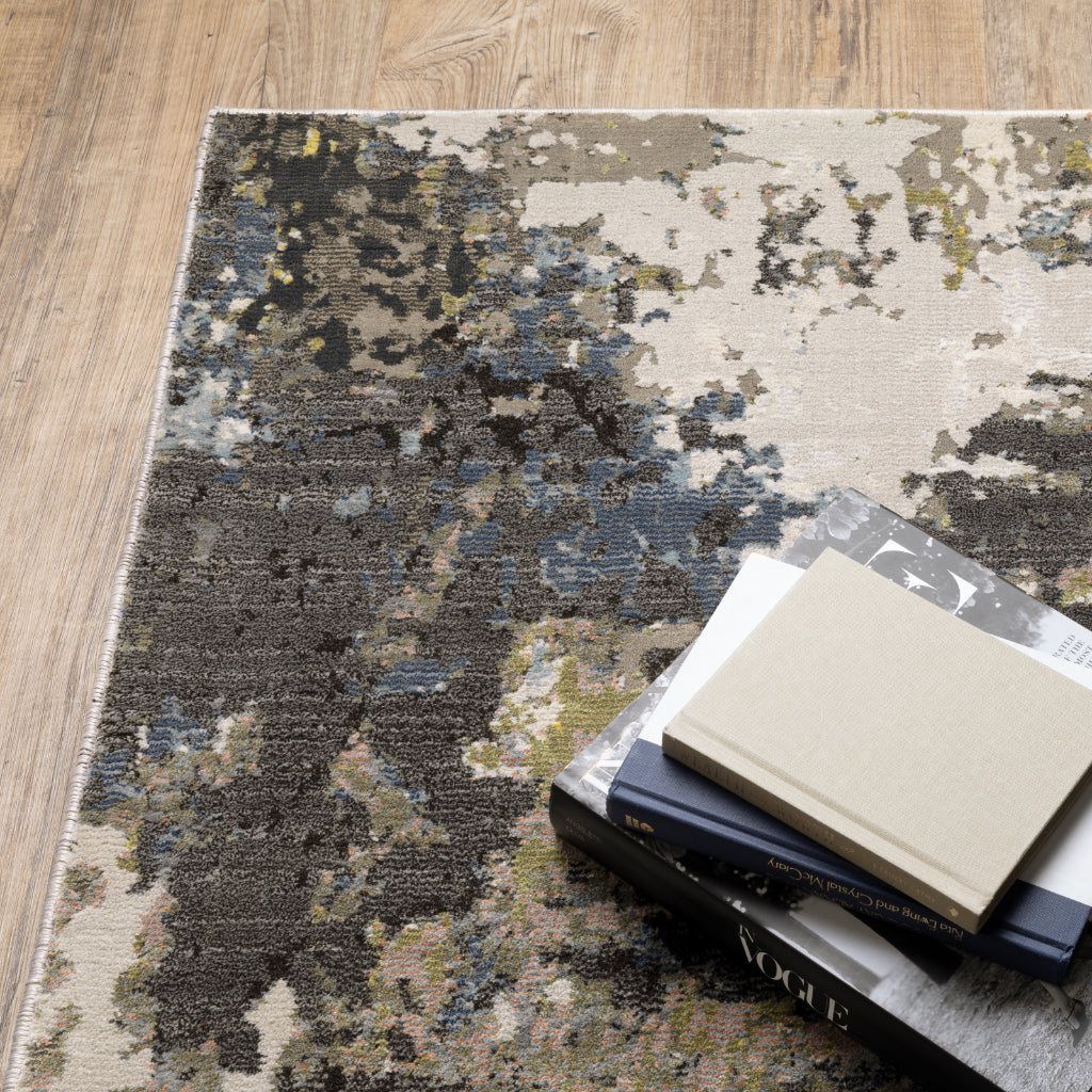 Oriental Weavers Caravan 502Z8 Multicolor Rectangle Indoor Area Rug - Luxuriously Soft & Stain Resistant Abstract Rug-