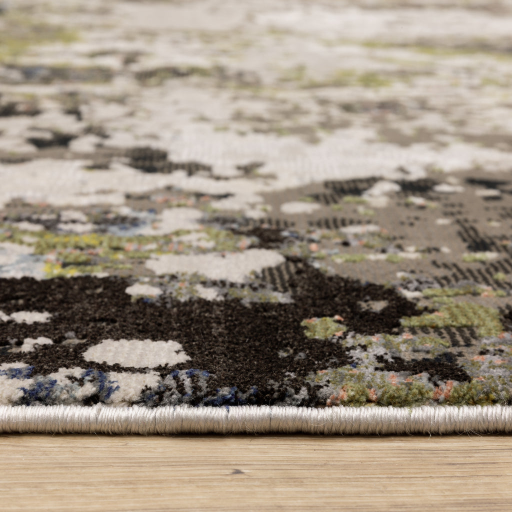 Oriental Weavers Caravan 502Z8 Multicolor Rectangle Indoor Area Rug - Luxuriously Soft & Stain Resistant Abstract Rug-