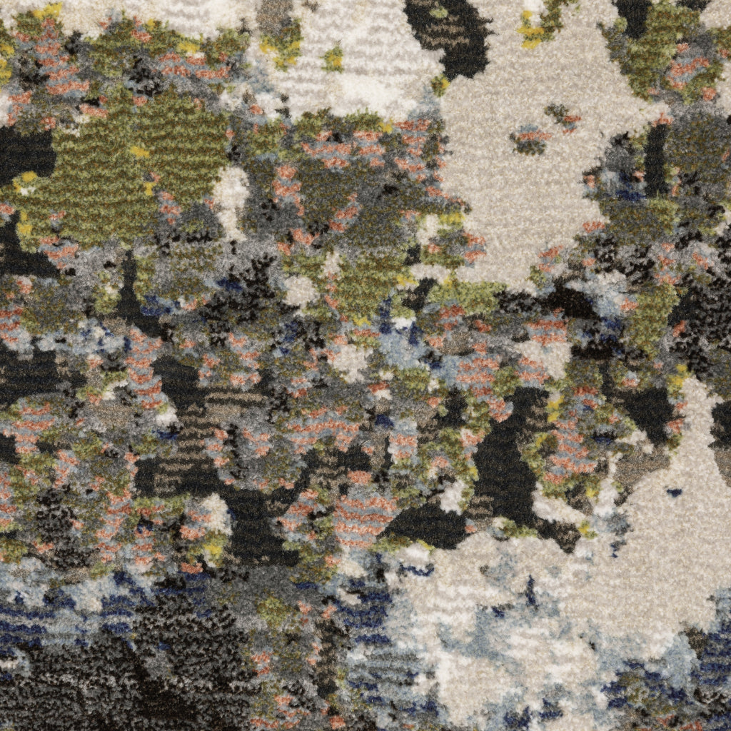 Oriental Weavers Caravan 502Z8 Multicolor Rectangle Indoor Area Rug - Luxuriously Soft & Stain Resistant Abstract Rug-