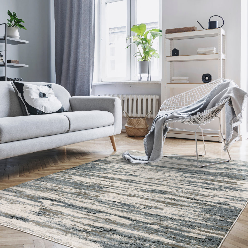 Oriental Weavers Caravan 750W8 Multicolor Rectangle Indoor Area Rug - Luxuriously Soft & Stain Resistant Abstract Rug-