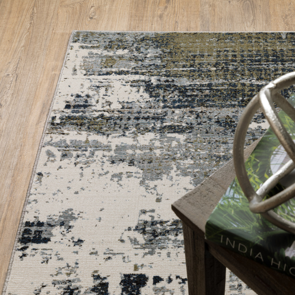 Oriental Weavers Caravan 8020L Multicolor Rectangle Indoor Area Rug - Luxuriously Soft & Stain Resistant Abstract Rug-